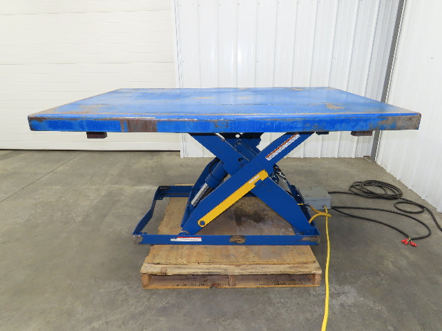 Vestil Hydraulic Scissor Lift Table 2000lb 72x48" Top 36" Travel 480V 3Ph