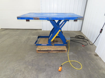 Vestil Hydraulic Scissor Lift Table 2000lb 72x48" Top 36" Travel 480V 3Ph