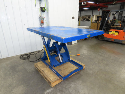 Vestil Hydraulic Scissor Lift Table 2000lb 72x48" Top 36" Travel 480V 3Ph