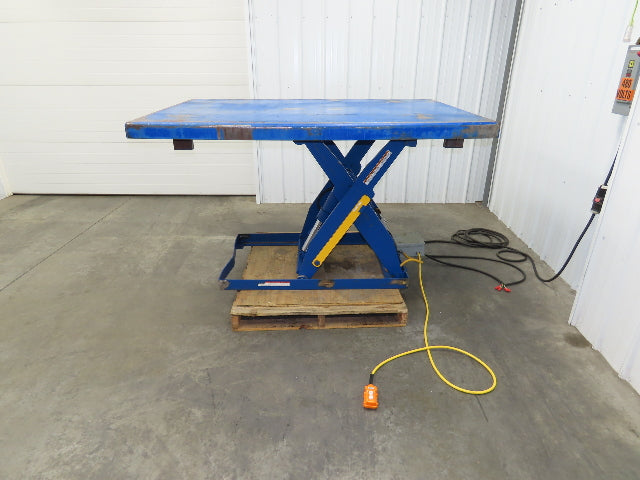 Vestil Hydraulic Scissor Lift Table 2000lb 72x48" Top 36" Travel 480V 3Ph