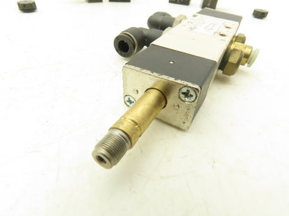 Nitra AVS-513C1-24D Pneumatic Air Spool Valve 5/3 5 Port 3 Pos 1/4" NPT 24V