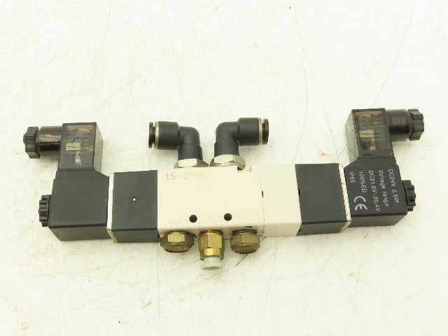 Nitra AVS-513C1-24D Pneumatic Air Spool Valve 5/3 5 Port 3 Pos 1/4" NPT 24V