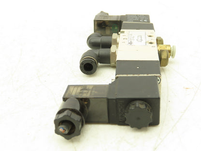Nitra AVS-513C1-24D Pneumatic Air Spool Valve 5/3 5 Port 3 Pos 1/4" NPT 24V