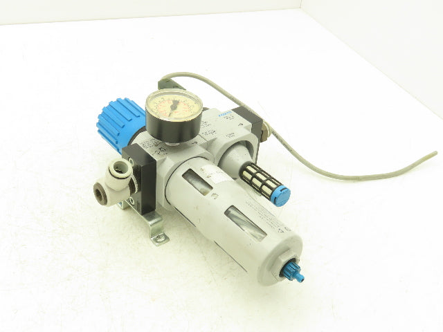 Festo Solenoid Operated On/Off Piston Gate Valve with Filter Regulator ...