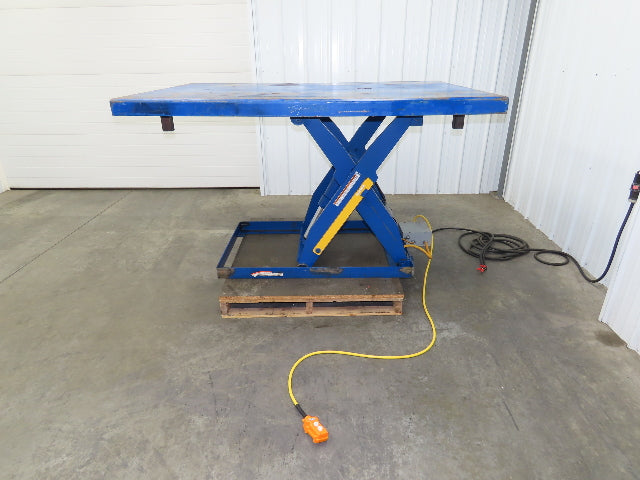 Vestil Hydraulic Scissor Lift Table 2000lb 72x48" Top 36" Travel 480V 3Ph