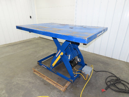 Vestil Hydraulic Scissor Lift Table 2000lb 72x48" Top 36" Travel 480V 3Ph