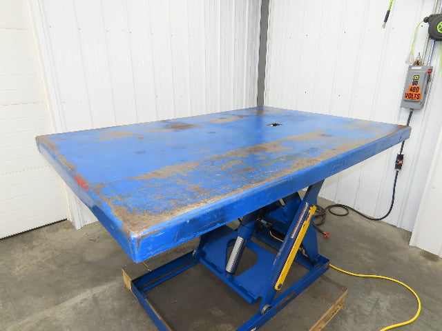 Vestil Hydraulic Scissor Lift Table 2000lb 72x48" Top 36" Travel 480V 3Ph