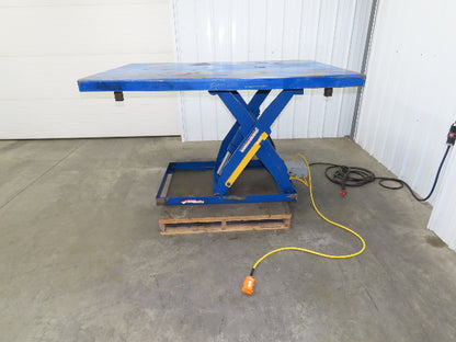 Vestil Hydraulic Scissor Lift Table 2000lb 72x48" Top 36" Travel 480V 3Ph