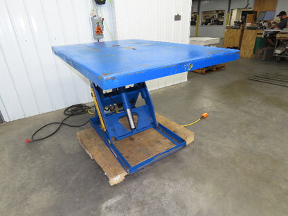 Vestil Hydraulic Scissor Lift Table 2000lb 72x48" Top 36" Travel 480V 3Ph