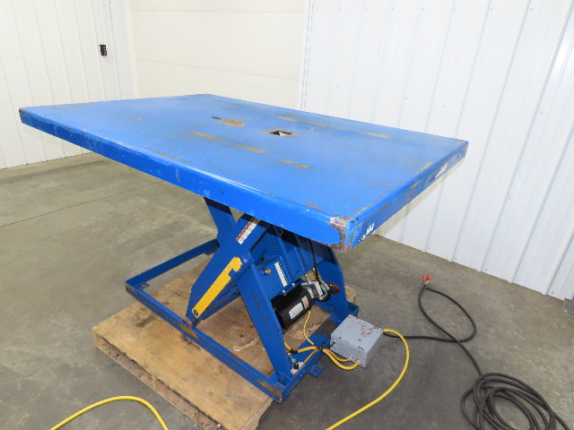 Vestil Hydraulic Scissor Lift Table 2000lb 72x48" Top 36" Travel 480V 3Ph