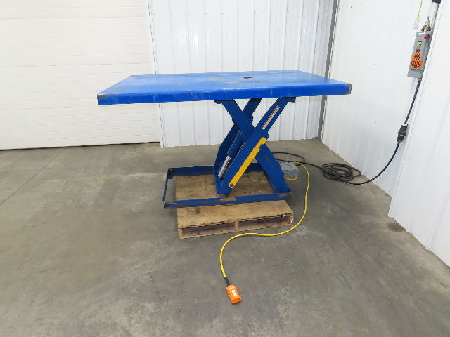 Vestil Hydraulic Scissor Lift Table 2000lb 72x48" Top 36" Travel 480V 3Ph