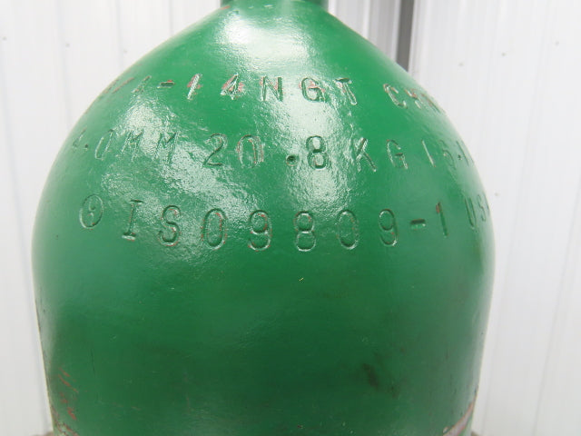 7"x 32" Hydraulic Accumulator 3365 PSI 16.1 Liter Cylinder Tank 2038Kg 3/4"NGT