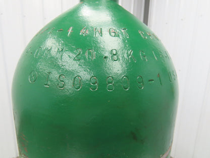 7"x 32" Hydraulic Accumulator 3365 PSI 16.1 Liter Cylinder Tank 2038Kg 3/4"NGT