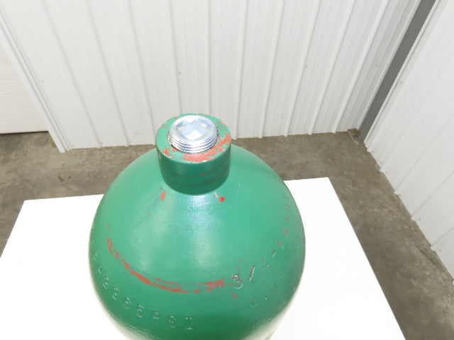 7"x 32" Hydraulic Accumulator 3365 PSI 16.1 Liter Cylinder Tank 2038Kg 3/4"NGT