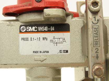 Festo Filter Regulator Assembly with Lockable Pressure Release Valve Lot of 2