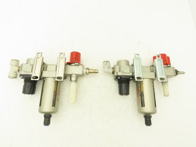 Festo Filter Regulator Assembly with Lockable Pressure Release Valve Lot of 2