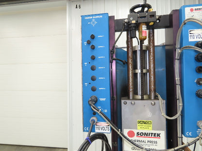 Sonitek TS500 Thermal Press Heat Staking Machine 3 Zone PLC Control 120V