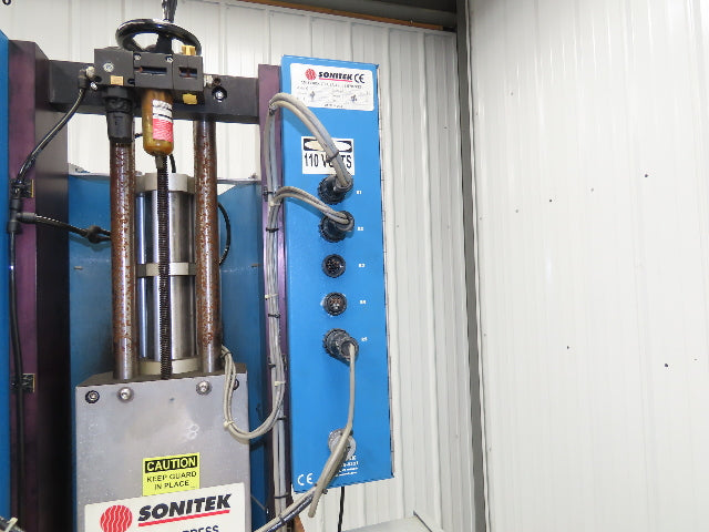 Sonitek TS500 Thermal Press Heat Staking Machine 3 Zone PLC Control 120V