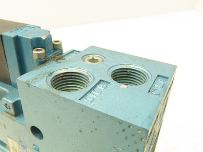 Mac 82A-EC-CKA-TM-DFFP-1DA Pneumatic Solenoid Valve W/Manifold 24VDC 25-150PSI