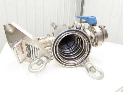 Rosedale 6-30-3SAN-2-150-SVSM30 Stainless Basket Strainer Bag Filter 3"Tri-Clamp