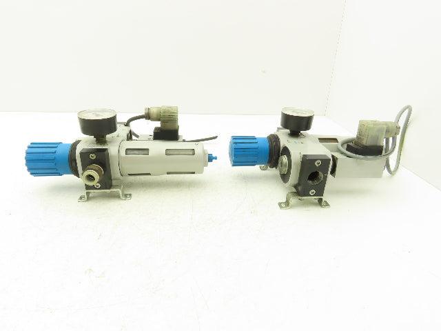 Festo LFR-D-MIDI Filter Regulator/Pressure Switch/Branching Module/ Lot of 2