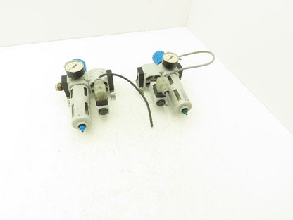 Festo LFR-D-MIDI Filter Regulator/Pressure Switch/Branching Module/ Lot of 2