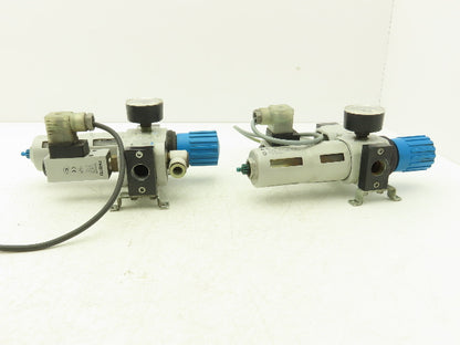 Festo LFR-D-MIDI Filter Regulator/Pressure Switch/Branching Module/ Lot of 2