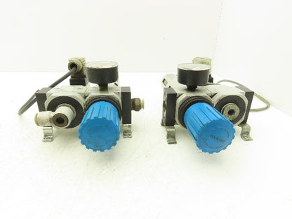 Festo LFR-D-MIDI Filter Regulator/Pressure Switch/Branching Module/ Lot of 2