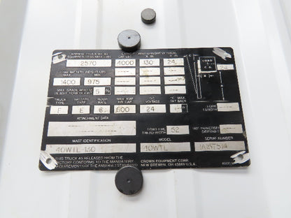 Crown 1204X-4207 Electric Forklift Speed Control Assembly 24-36VDC Off Of 40WTL