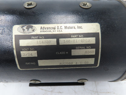 Advanced DC Motors 140-01-4003 Forklift Hydraulic Pump 24V Off Crown 40WTL