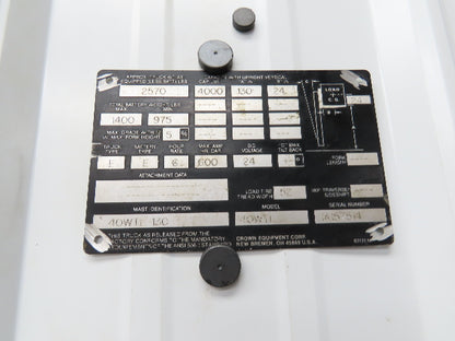 Advanced DC Motors 140-01-4003 Forklift Hydraulic Pump 24V Off Crown 40WTL