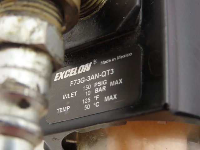 Norgren F73G-3AN-QT3 Water Filter, Mindman Oiler, Danfoss Pressure Switch 250PSI