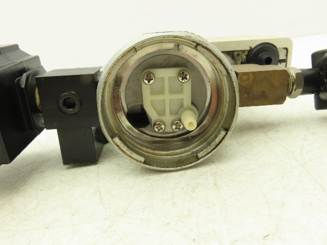 Norgren F73G-3AN-QT3 Water Filter, Mindman Oiler, Danfoss Pressure Switch 250PSI