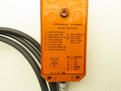 Lumberg Automation ASB 8 5-4-331/5 M 8 Port Sensor Breakout 7' Cable Lot of 4