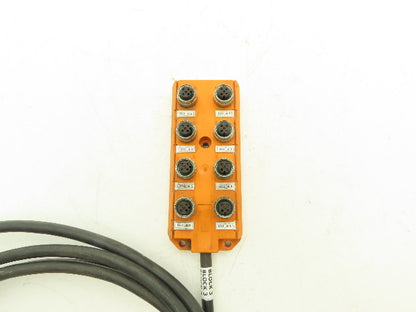 Lumberg Automation ASB 8 5-4-331/5 M 8 Port Sensor Breakout 7' Cable Lot of 4