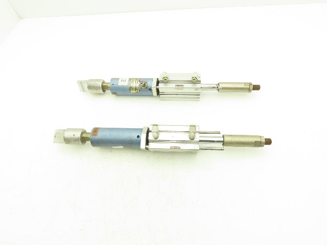 TA Systems TA-40CS Ultrasonic Plastic Welder Head Unit w/Cylinder Lot of 2