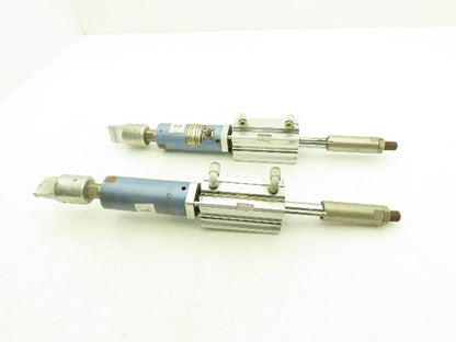 TA Systems TA-40CS Ultrasonic Plastic Welder Head Unit w/Cylinder Lot of 2