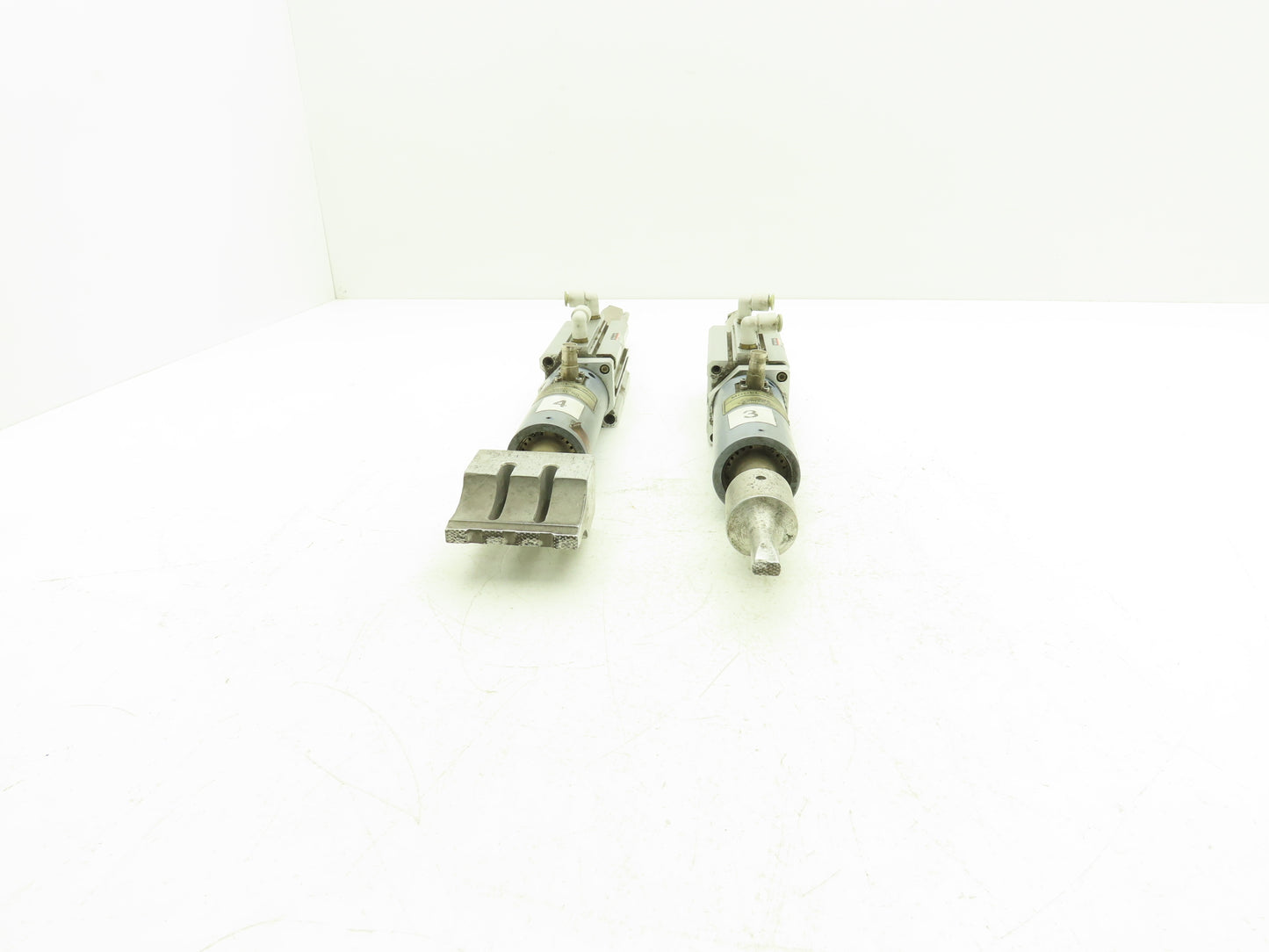 TA Systems TA-40CS Ultrasonic Plastic Welder Head Unit w/SMC Cylinder Lot of 2