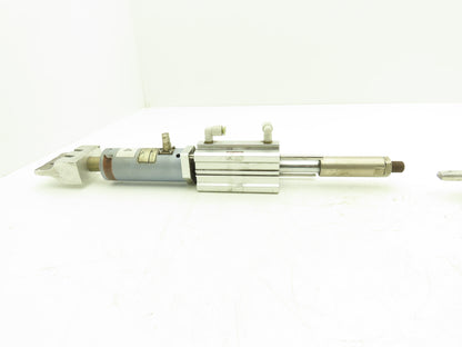 TA Systems TA-40CS Ultrasonic Plastic Welder Head Unit w/SMC Cylinder Lot of 2