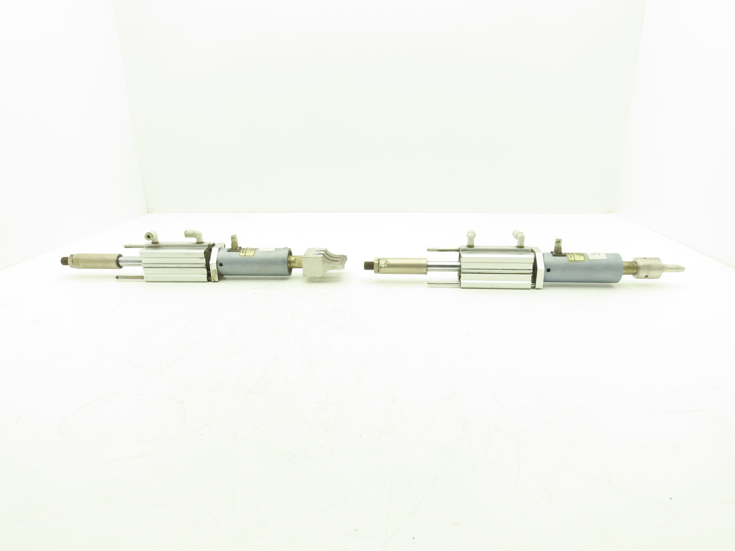 TA Systems TA-40CS Ultrasonic Plastic Welder Head Unit w/SMC Cylinder Lot of 2