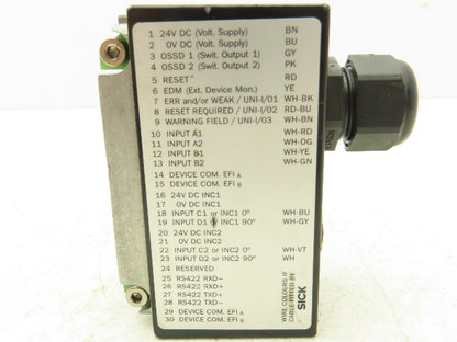 Sick 2 027 171 Optic Scanner Head Plug Connector Module