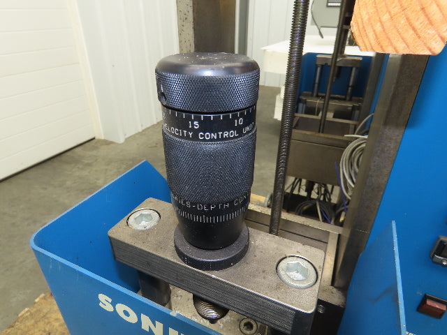 Sonitek SU-10LB Thermal Press Heat Staking Machine Set 6 Zone PLC Control 3Ph