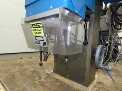 Sonitek SU-10LB Thermal Press Heat Staking Machine Set 6 Zone PLC Control 3Ph