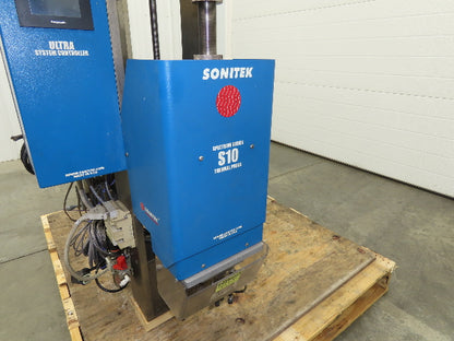 Sonitek SU-10LB Thermal Press Heat Staking Machine Set 6 Zone PLC Control 3Ph