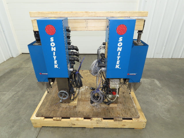 Sonitek SU-10LB Thermal Press Heat Staking Machine Set 6 Zone PLC Control 3Ph