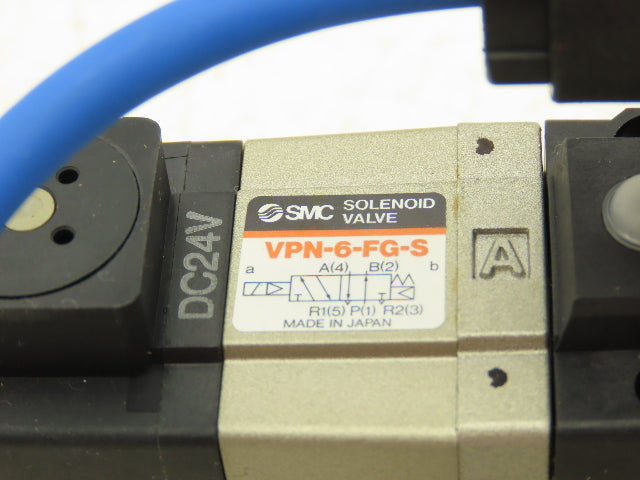 SMC VPN-6-FG-S-3Z-NS Pneumatic Solenoid Valve 4/5 Port 24VDC