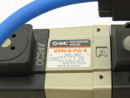 SMC VPN-6-FG-S-3Z-NS Pneumatic Solenoid Valve 4/5 Port 24VDC