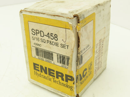 Enerpac SPD-458 Punch & Die Set Square 5/16" Single OEM Hand Pump