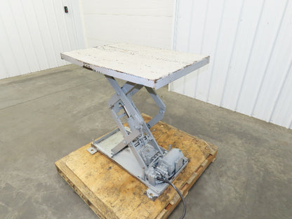 American Lifts 1000Lb Hydraulic Scissor Lift Table 24"x 35"Top 32" Travel 120V