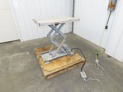 American Lifts 1000Lb Hydraulic Scissor Lift Table 24"x 35"Top 32" Travel 120V